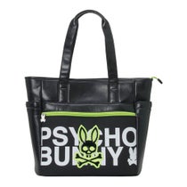 サイコバニー PsychoBunny　FLAGSHIP トートバッグ PBMG6BB4 10 ブラック　2026年モデル