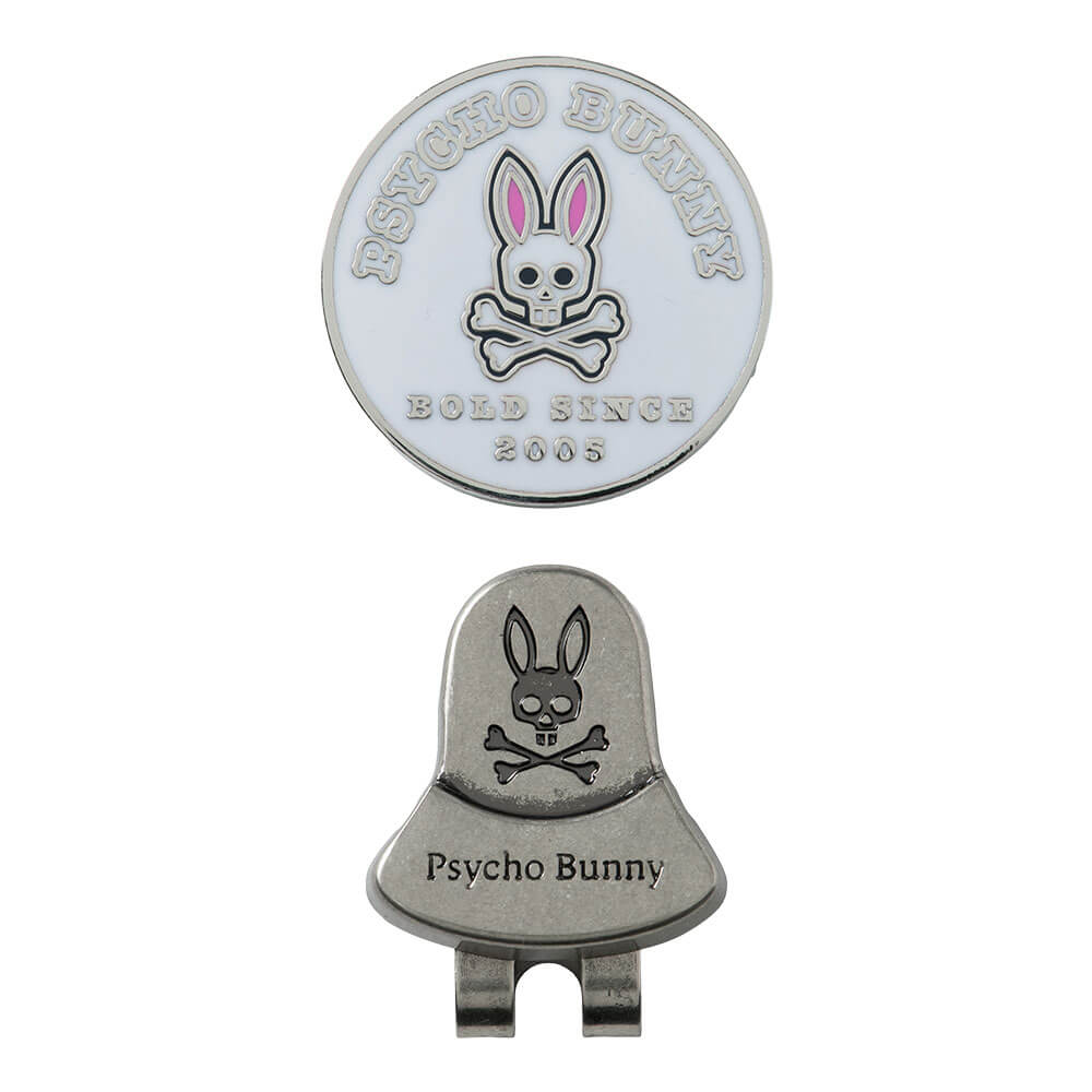 サイコバニー PsychoBunny　クリップマーカー PBMG6BM1 00 ホワイト　2026年モデル 詳細1