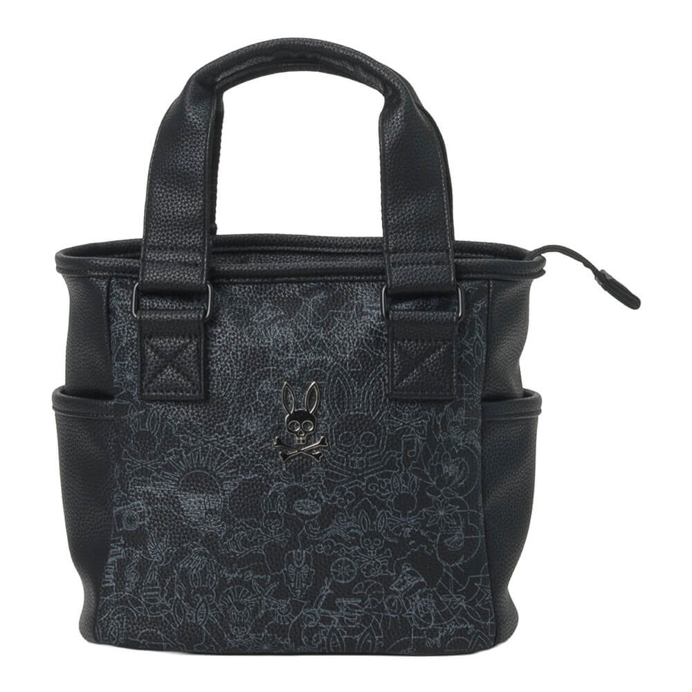 サイコバニー PsychoBunny　MONOTONE EDITION ラウンドバッグ PBMG6BR3 10 ブラック　2026年モデル 詳細1