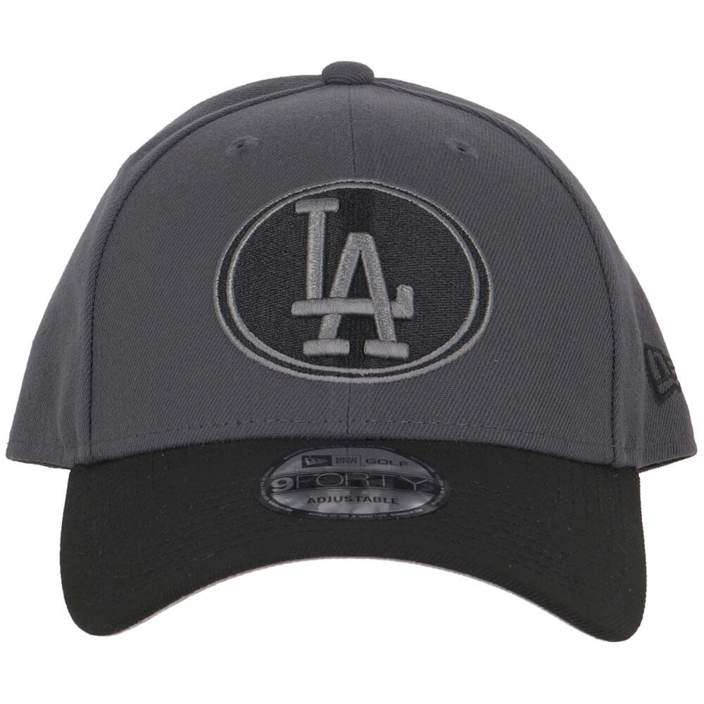 ニューエラ NEW ERA　9FORTY MLB Oval Grey Gradation ロサンゼルス・ドジャース キャップ 15125317 ダークグラファイト/ブラック　2026年モデル 詳細3