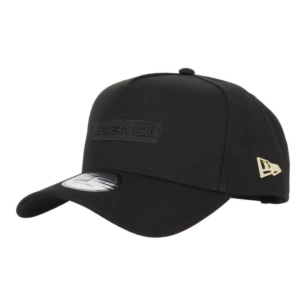 ニューエラ ユニセックス 9FORTY A-Frame Metal Flag NEW ERA 1920 キャップ 15137133 ブラック/ゴールド 詳細1