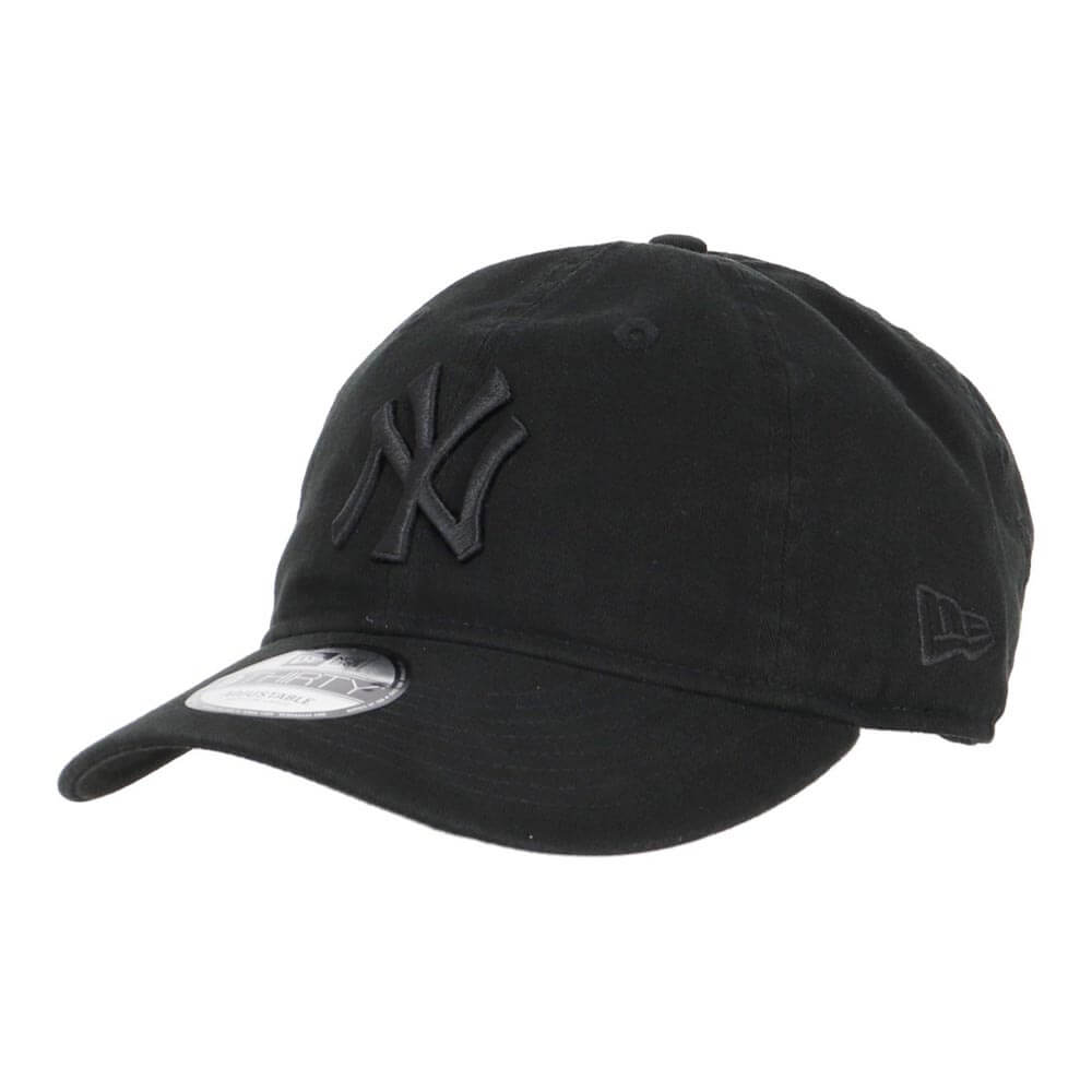 ニューエラ ユニセックス 9THIRTY MLB Tonal Logo ニューヨーク・ヤンキース キャップ 15137169 ブラック/ダークグラファイト 詳細1