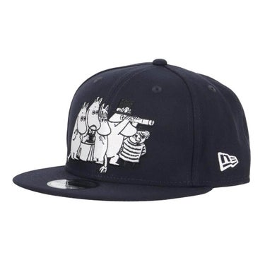 ニューエラ ユニセックス 9FIFTY Moomin ムーミン キャップ 15154764 ネイビー 詳細1