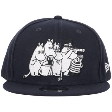 ニューエラ NEW ERA　9FIFTY Moomin ムーミン キャップ 15154764 ネイビー　2026年モデル 詳細3