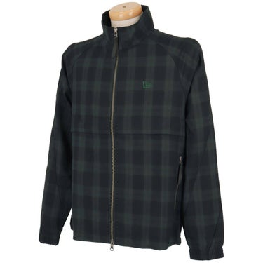 ニューエラ メンズ スタンドカラー ジャケット チェック柄 長袖 フルジップ ブルゾン 15129429 詳細3