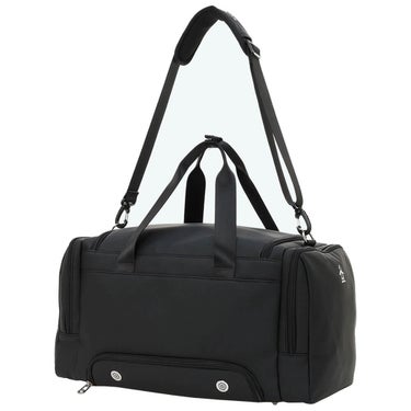 マンシングウェア Munsingwear　シンセティックレザー シューズポケット付 ボストンバッグ MG6FBB03M BK00 ブラック　2026年モデル 詳細2