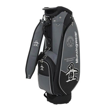 マンシングウェア Munsingwear　メンズ アクティブ 軽量 キャディバッグ MG6FCB02M BKGY ブラック×グレー　2026年モデル 詳細1
