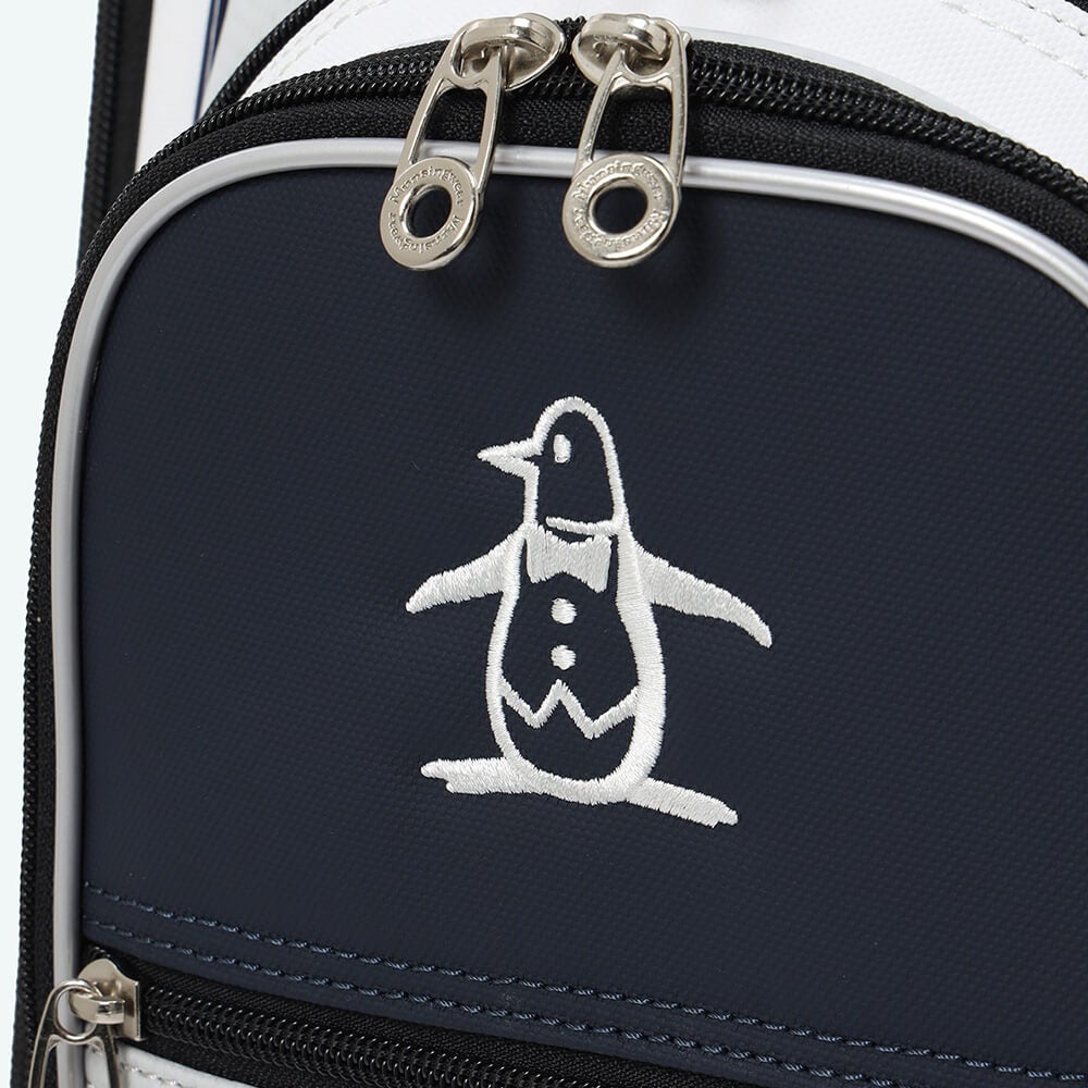 マンシングウェア Munsingwear　メンズ アクティブ 軽量 キャディバッグ MG6FCB02M GYSL グレー×シルバー　2026年モデル 詳細6