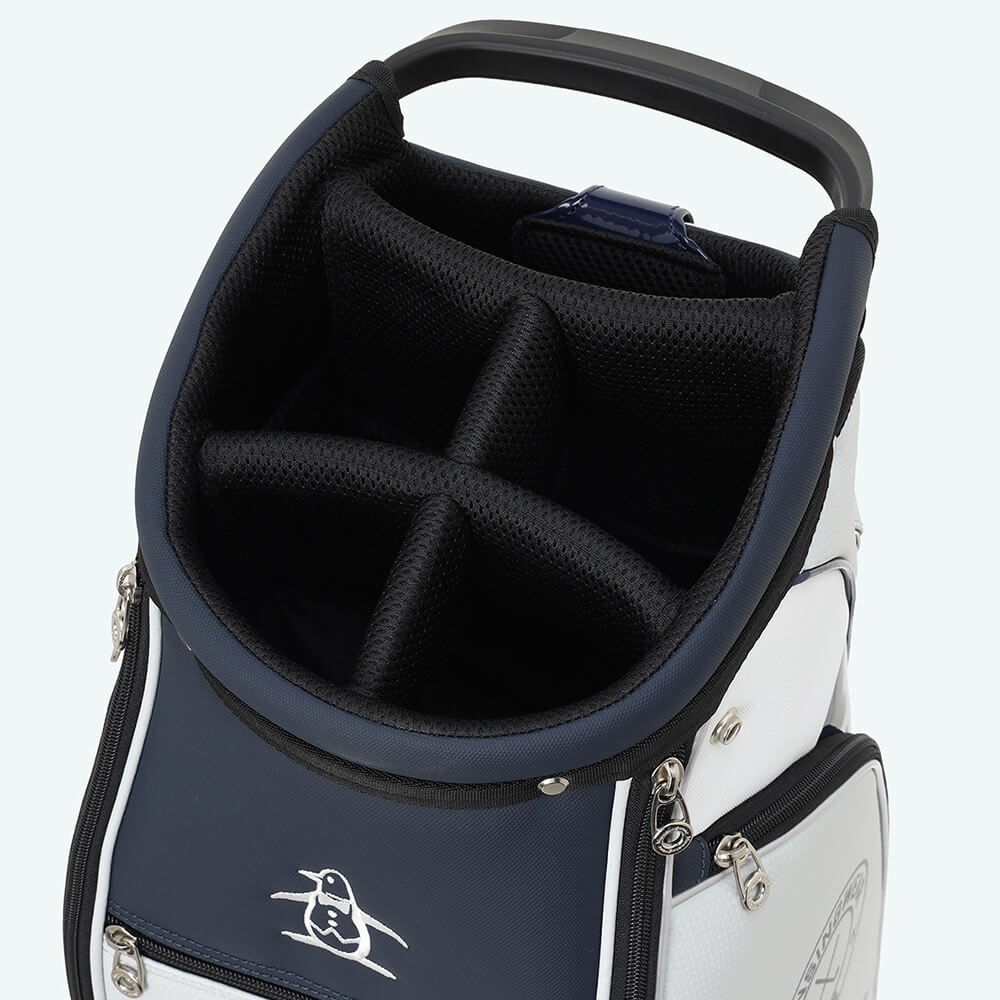 マンシングウェア Munsingwear　メンズ アクティブ 軽量 キャディバッグ MG6FCB02M GYSL グレー×シルバー　2026年モデル 詳細7