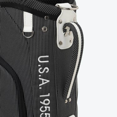 マンシングウェア Munsingwear　ステッチ ナイロン 軽量 キャディバッグ MG6FCB00U BK00 ブラック　2026年モデル 詳細5