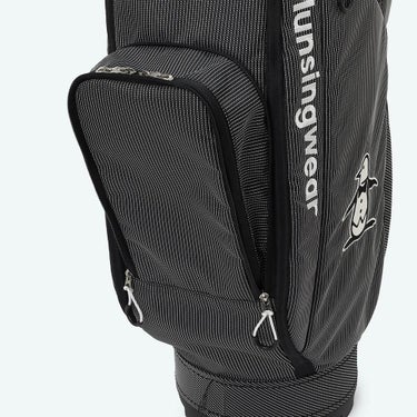 マンシングウェア Munsingwear　ステッチ ナイロン 軽量 キャディバッグ MG6FCB00U BK00 ブラック　2026年モデル 詳細8