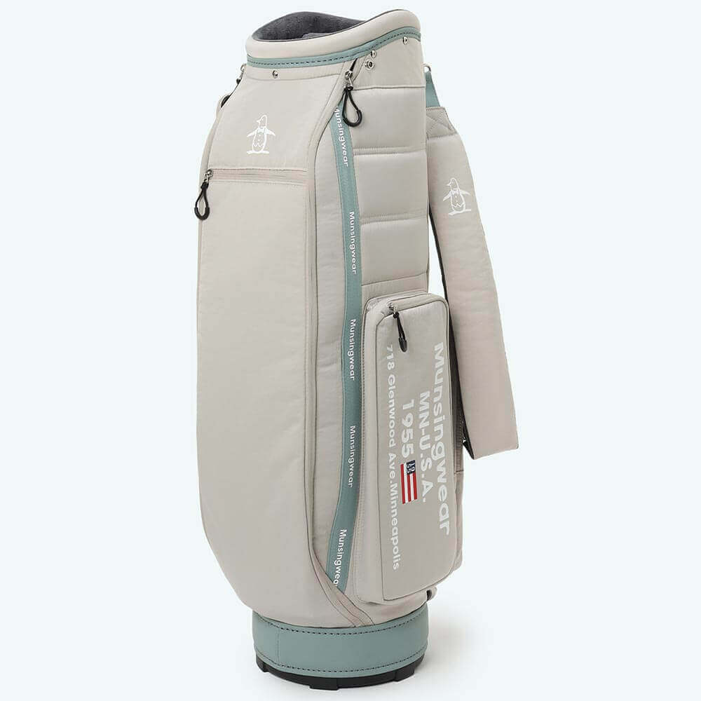 マンシングウェア Munsingwear　ナイロン 軽量 キャディバッグ MG6FCB01U BG00 ベージュ　2026年モデル 詳細2