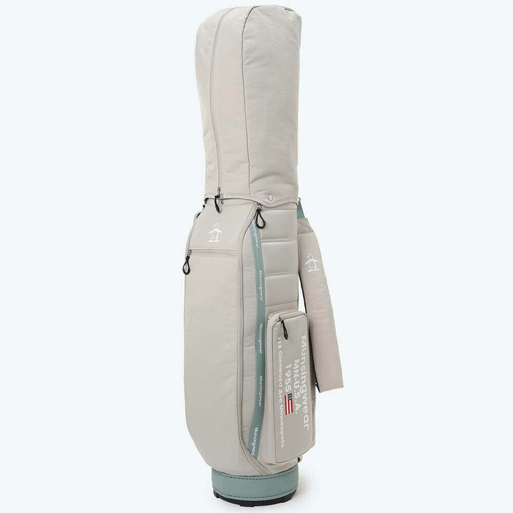 マンシングウェア Munsingwear　ナイロン 軽量 キャディバッグ MG6FCB01U BG00 ベージュ　2026年モデル 詳細4