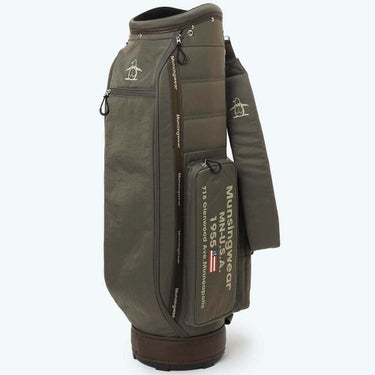 マンシングウェア Munsingwear　ナイロン 軽量 キャディバッグ MG6FCB01U KH00 カーキ　2026年モデル 詳細2