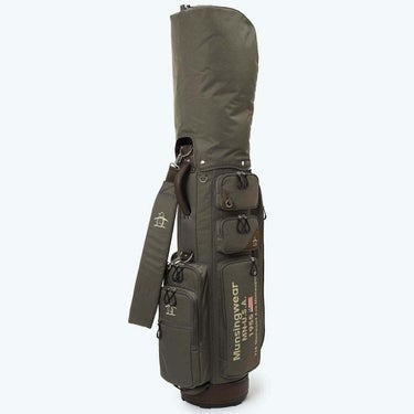 マンシングウェア Munsingwear　ナイロン 軽量 キャディバッグ MG6FCB01U KH00 カーキ　2026年モデル 詳細3