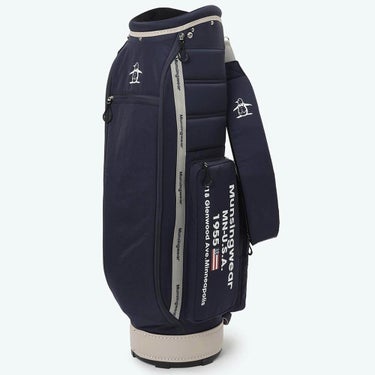 マンシングウェア Munsingwear　ナイロン 軽量 キャディバッグ MG6FCB01U NV00 ネイビー　2026年モデル 詳細2