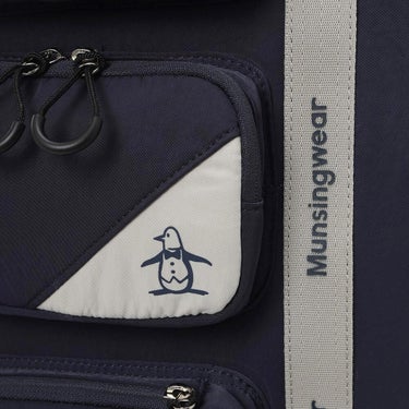 マンシングウェア Munsingwear　ナイロン 軽量 キャディバッグ MG6FCB01U NV00 ネイビー　2026年モデル 詳細5