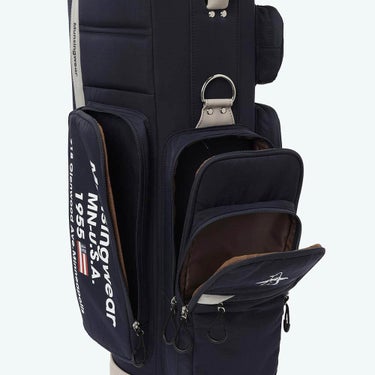 マンシングウェア Munsingwear　ナイロン 軽量 キャディバッグ MG6FCB01U NV00 ネイビー　2026年モデル 詳細6