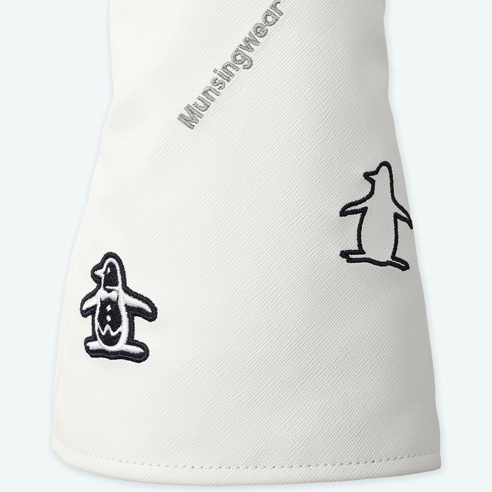 マンシングウェア Munsingwear　飛び刺繍 ヘッドカバー ドライバー用 MG6FHC03U WH00 ホワイト　2026年モデル 詳細5