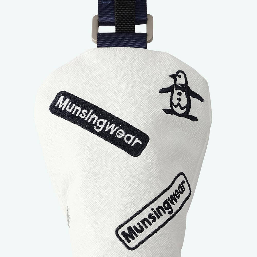 マンシングウェア Munsingwear　飛び刺繍 ヘッドカバー ユーティリティ用 MG6FHC43U WH00 ホワイト　2026年モデル 詳細4