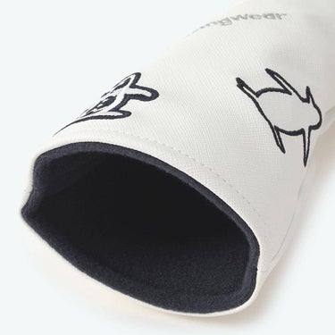 マンシングウェア Munsingwear　飛び刺繍 ヘッドカバー ユーティリティ用 MG6FHC43U WH00 ホワイト　2026年モデル 詳細5