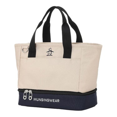 マンシングウェア Munsingwear　保冷2層式 バイカラー カートバッグ MG6FTT41U BG00 ベージュ　2026年モデル 詳細1