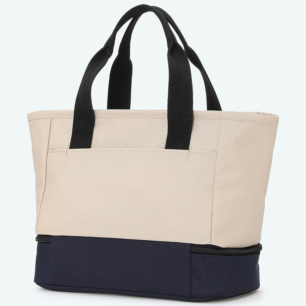 マンシングウェア Munsingwear　保冷2層式 バイカラー カートバッグ MG6FTT41U BG00 ベージュ　2026年モデル 詳細2