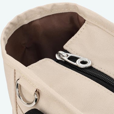 マンシングウェア Munsingwear　保冷2層式 バイカラー カートバッグ MG6FTT41U BG00 ベージュ　2026年モデル 詳細8