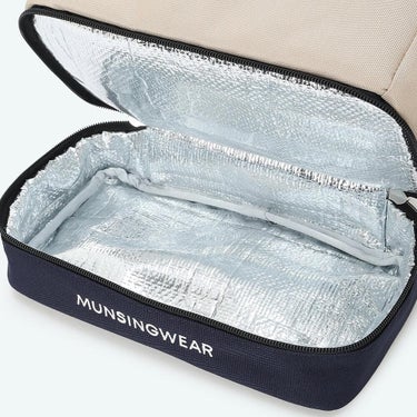 マンシングウェア Munsingwear　保冷2層式 バイカラー カートバッグ MG6FTT41U BG00 ベージュ　2026年モデル 詳細10