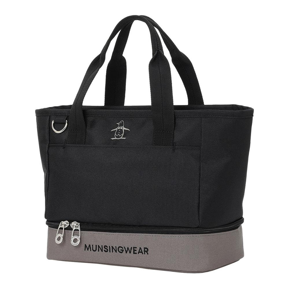 マンシングウェア Munsingwear　保冷2層式 バイカラー カートバッグ MG6FTT41U BK00 ブラック　2026年モデル 詳細1