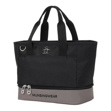 マンシングウェア Munsingwear　保冷2層式 バイカラー カートバッグ MG6FTT41U BK00 ブラック　2026年モデル 詳細1
