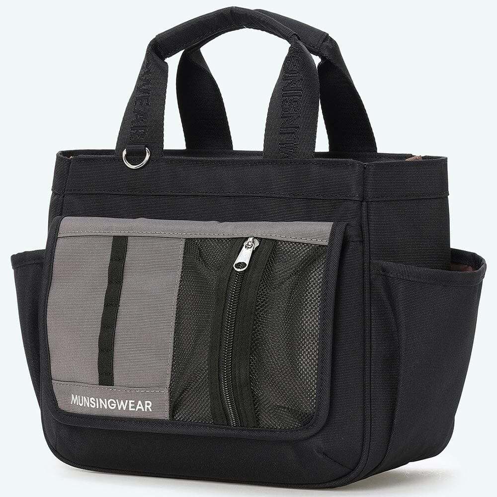 マンシングウェア Munsingwear　オーガナイザー機能付き 2WAY カートバッグ MG6FTT42U BK00 ブラック　2026年モデル 詳細2