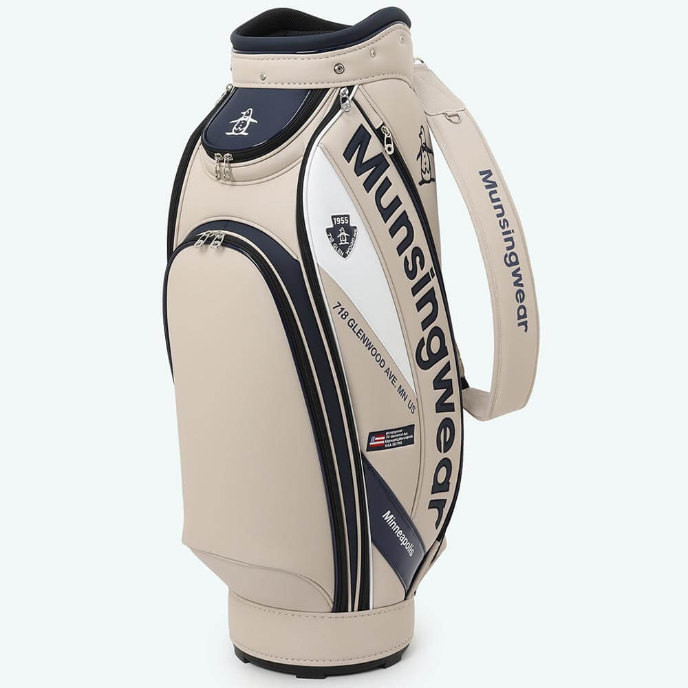 マンシングウェア Munsingwear　アクティブ キャディバッグ MG6SCB00M BG00 ベージュ　2026年モデル 詳細2