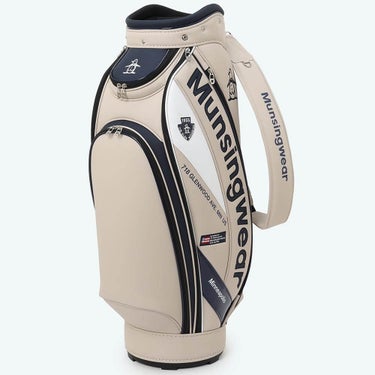 マンシングウェア Munsingwear　アクティブ キャディバッグ MG6SCB00M BG00 ベージュ　2026年モデル 詳細2