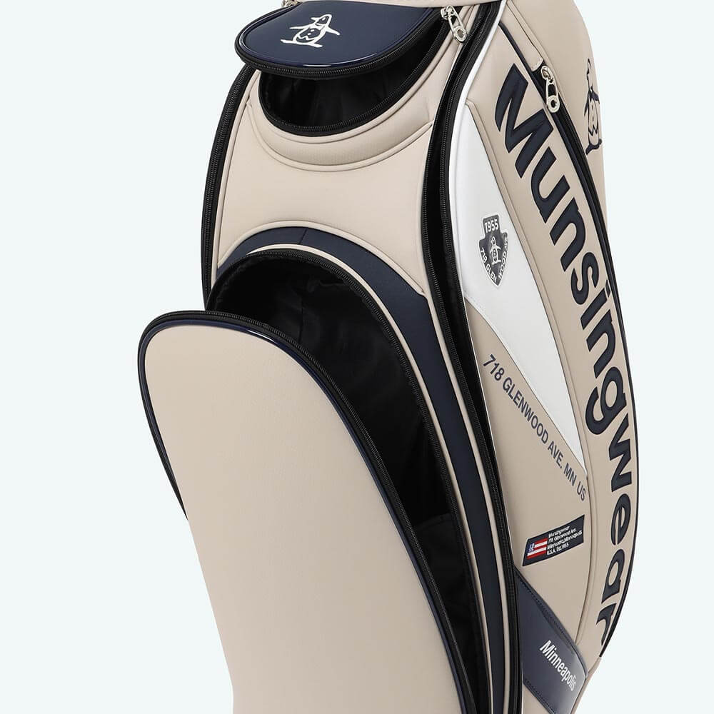 マンシングウェア Munsingwear　アクティブ キャディバッグ MG6SCB00M BG00 ベージュ　2026年モデル 詳細6