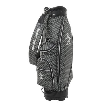 マンシングウェア Munsingwear　総柄 キャディバッグ MG6SCB06U BK00 ブラック　2026年モデル 詳細1