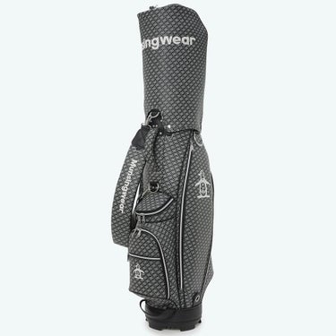 マンシングウェア Munsingwear　総柄 キャディバッグ MG6SCB06U BK00 ブラック　2026年モデル 詳細3