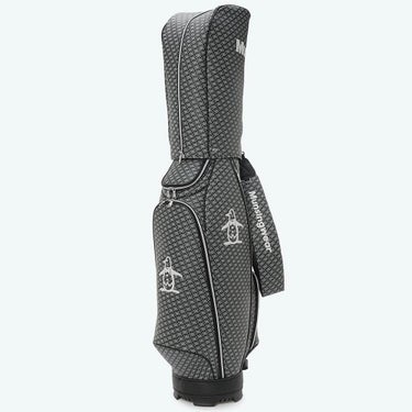 マンシングウェア Munsingwear　総柄 キャディバッグ MG6SCB06U BK00 ブラック　2026年モデル 詳細4