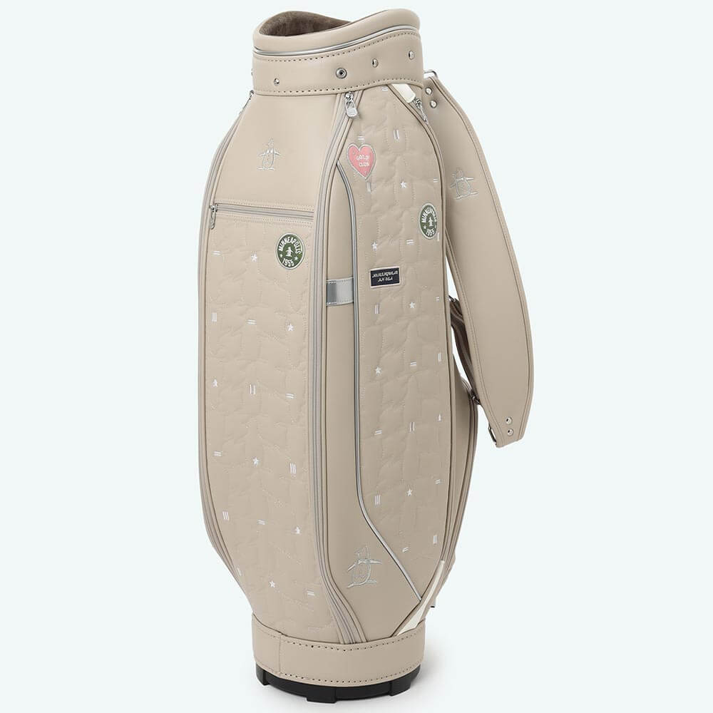 マンシングウェア Munsingwear　レディース ペンギンキルティング キャディバッグ MG6FCB07L BG00 ベージュ　2026年モデル 詳細2