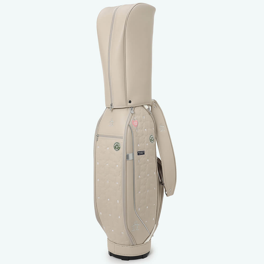 マンシングウェア Munsingwear　レディース ペンギンキルティング キャディバッグ MG6FCB07L BG00 ベージュ　2026年モデル 詳細4
