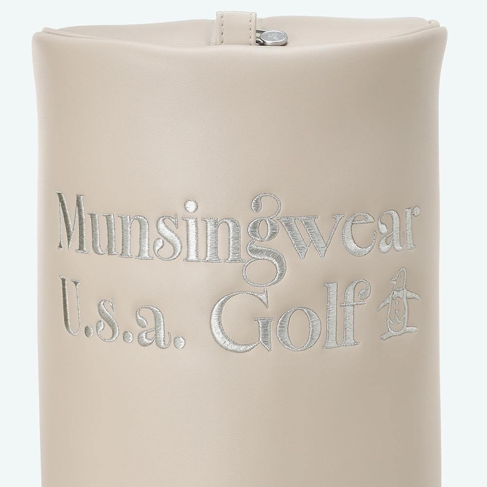 マンシングウェア Munsingwear　レディース ペンギンキルティング キャディバッグ MG6FCB07L BG00 ベージュ　2026年モデル 詳細5