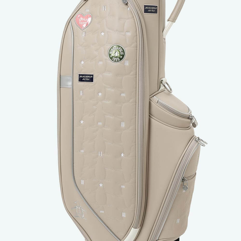 マンシングウェア Munsingwear　レディース ペンギンキルティング キャディバッグ MG6FCB07L BG00 ベージュ　2026年モデル 詳細8