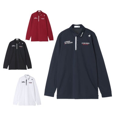 ルコック Le coq sportif　メンズ マーキングデザイン 長袖 ポロシャツ LG6FLS00M　2026年モデル 詳細1