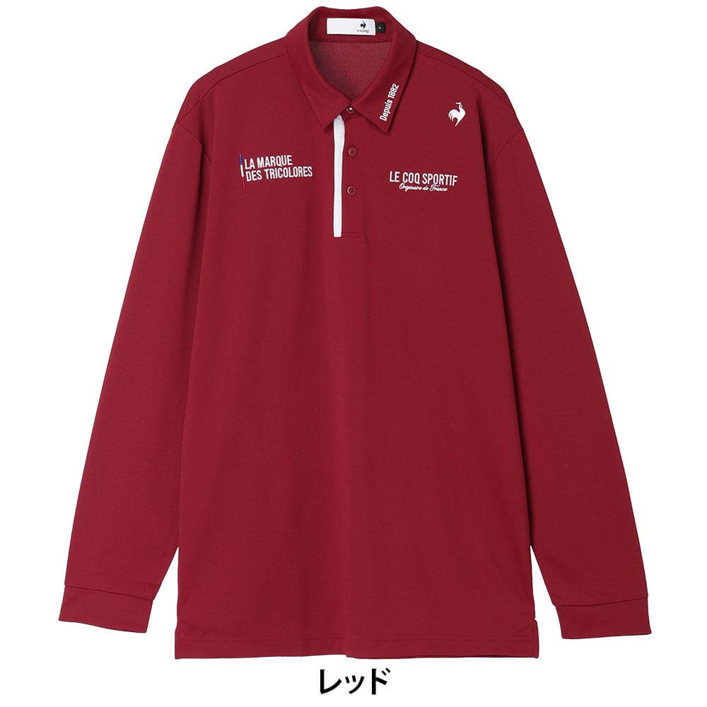 ルコック Le coq sportif　メンズ マーキングデザイン 長袖 ポロシャツ LG6FLS00M　2026年モデル 詳細6