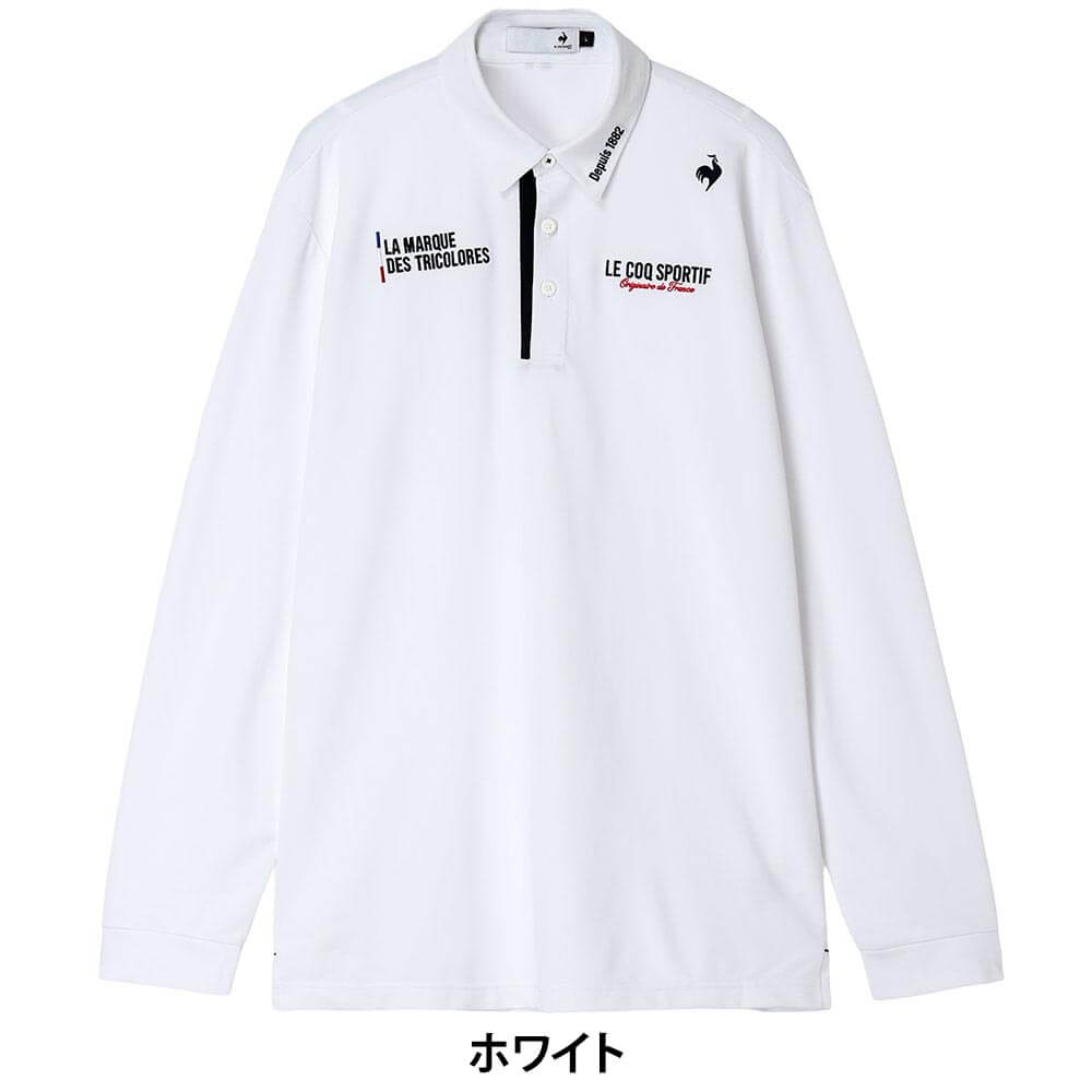 ルコック Le coq sportif　メンズ マーキングデザイン 長袖 ポロシャツ LG6FLS00M　2026年モデル 詳細8