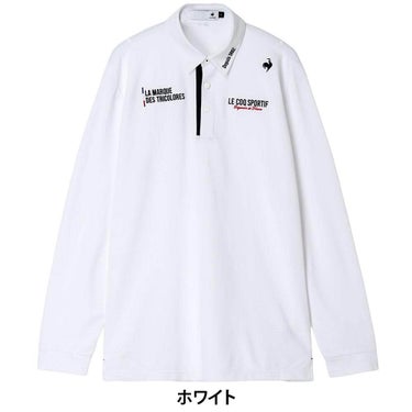 ルコック Le coq sportif　メンズ マーキングデザイン 長袖 ポロシャツ LG6FLS00M　2026年モデル 詳細8
