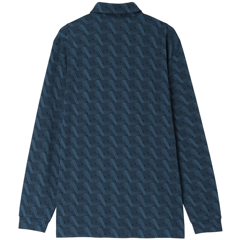 ルコック Le coq sportif　メンズ ランダムジャカード 長袖 ポロシャツ LG6FLS03M　2026年モデル 詳細5