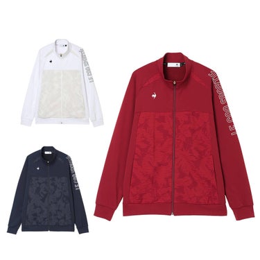 ルコック Le coq sportif　メンズ リーフ柄 ハイブリット 長袖 スウェット LG6FSW50M　2026年モデル 詳細1