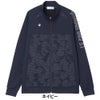 ルコック Le coq sportif　メンズ リーフ柄 ハイブリット 長袖 スウェット LG6FSW50M　2026年モデル 詳細2