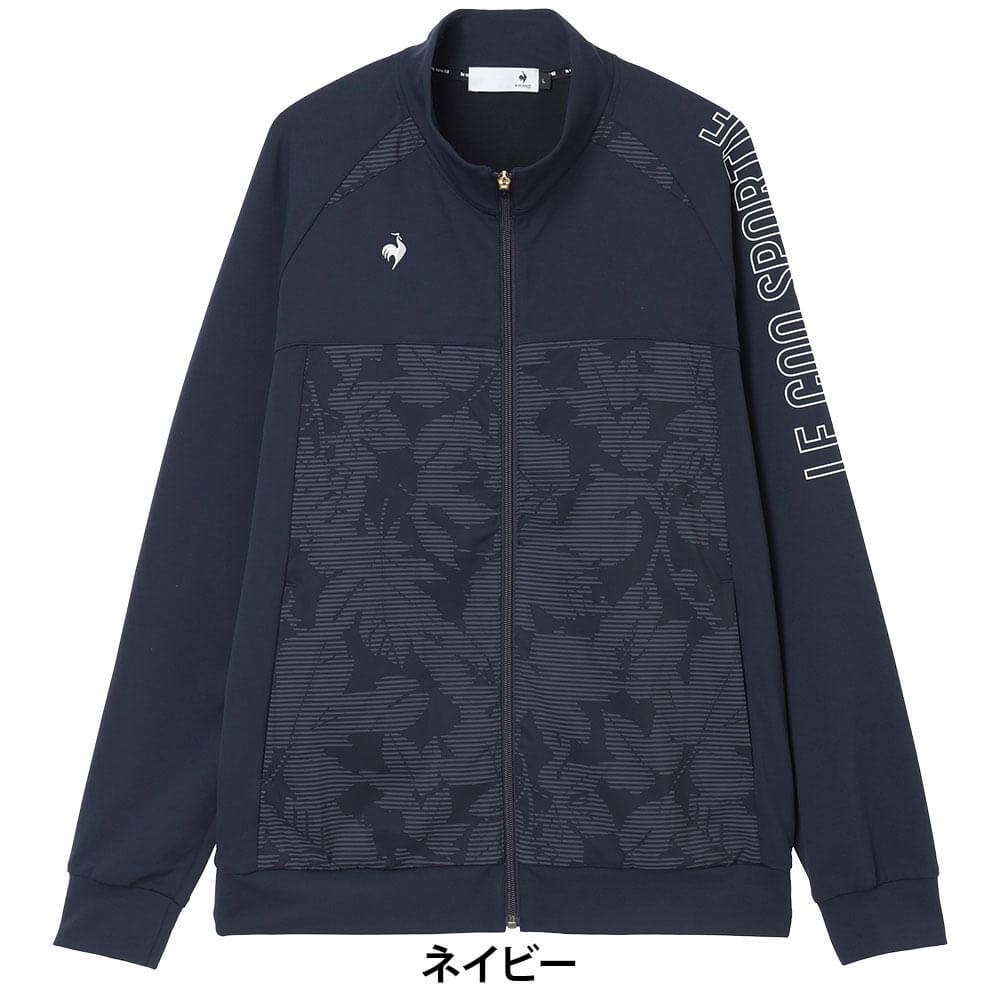 ルコック Le coq sportif　メンズ リーフ柄 ハイブリット 長袖 スウェット LG6FSW50M　2026年モデル 詳細2